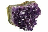 Dark Purple, Amethyst Crystal Cluster - Uruguay #122097-1